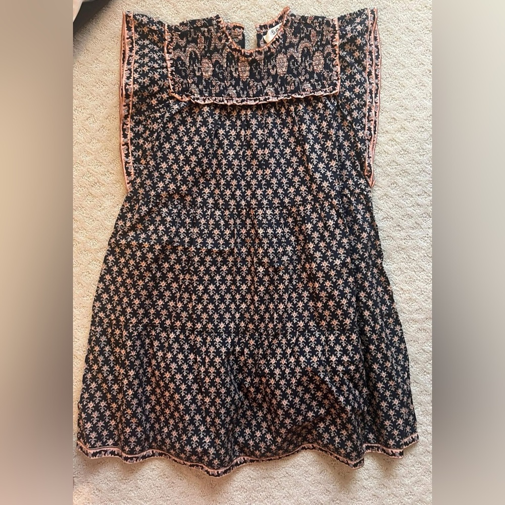 12Y Sea New York Navy and Pink Dress